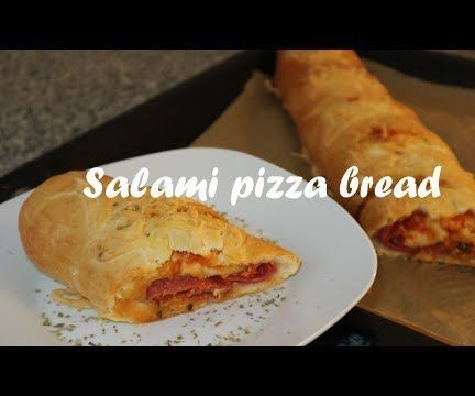 Salami Pizza Bread Recipe