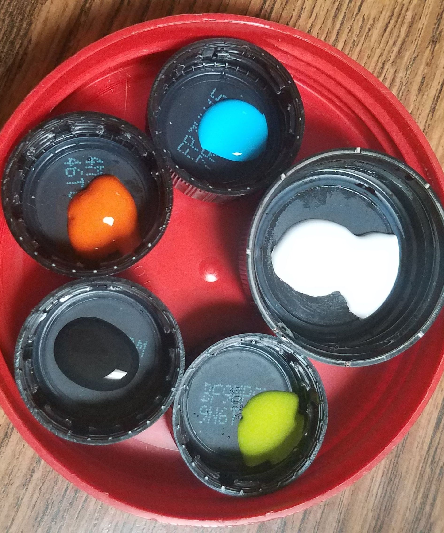 Paint Organized With Lids
