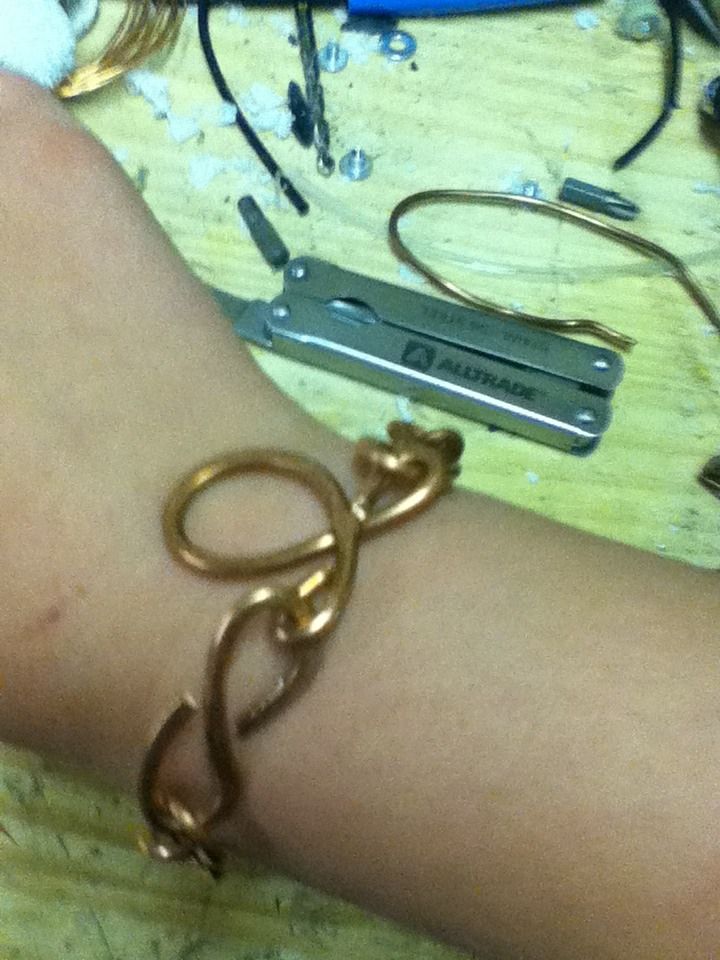 Copper Chain Bracelet