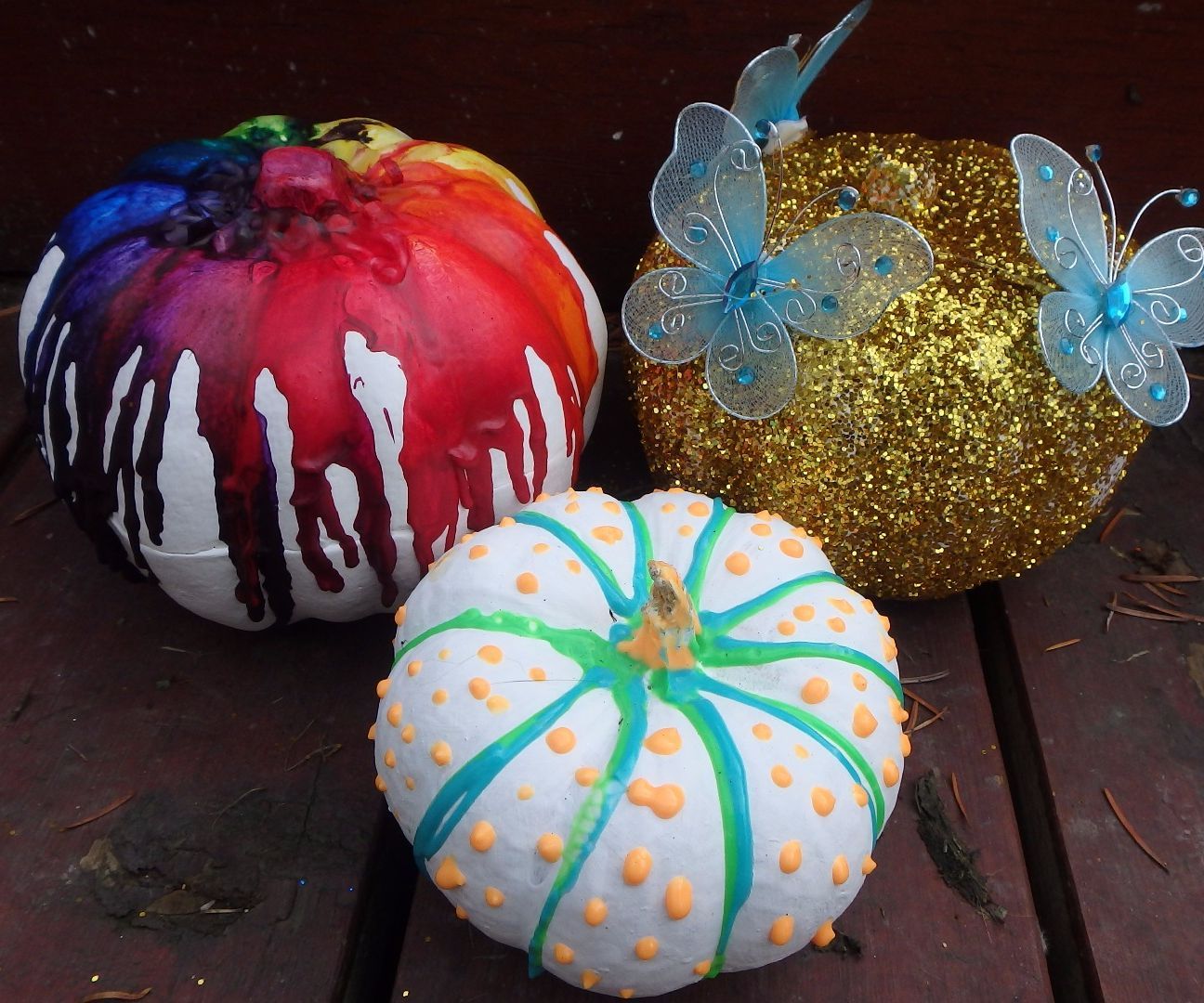 DIY NO-Carve Halloween Pumpkins