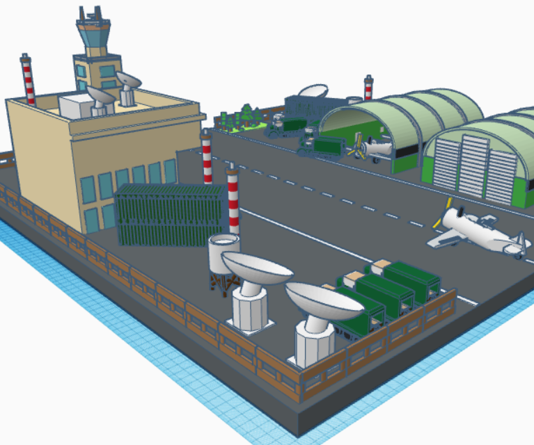 Distance Learning Tinkercad Scene Design