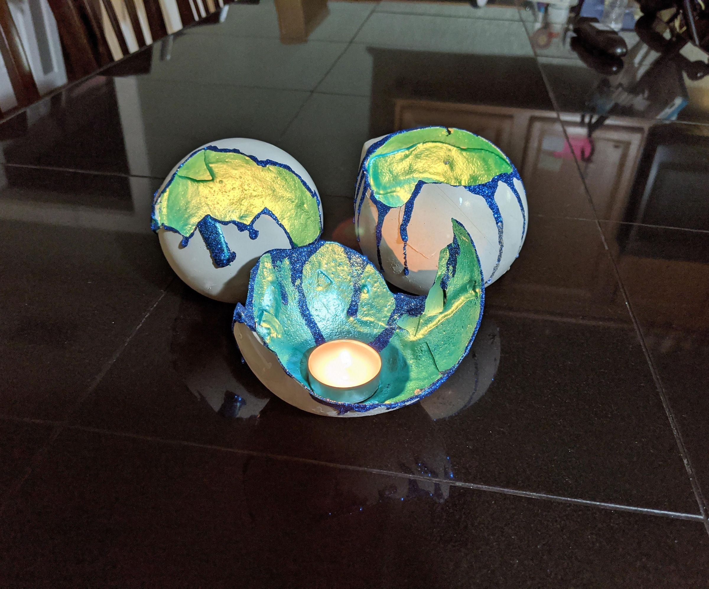 Unique Dragon Egg Candle Holder or Planter