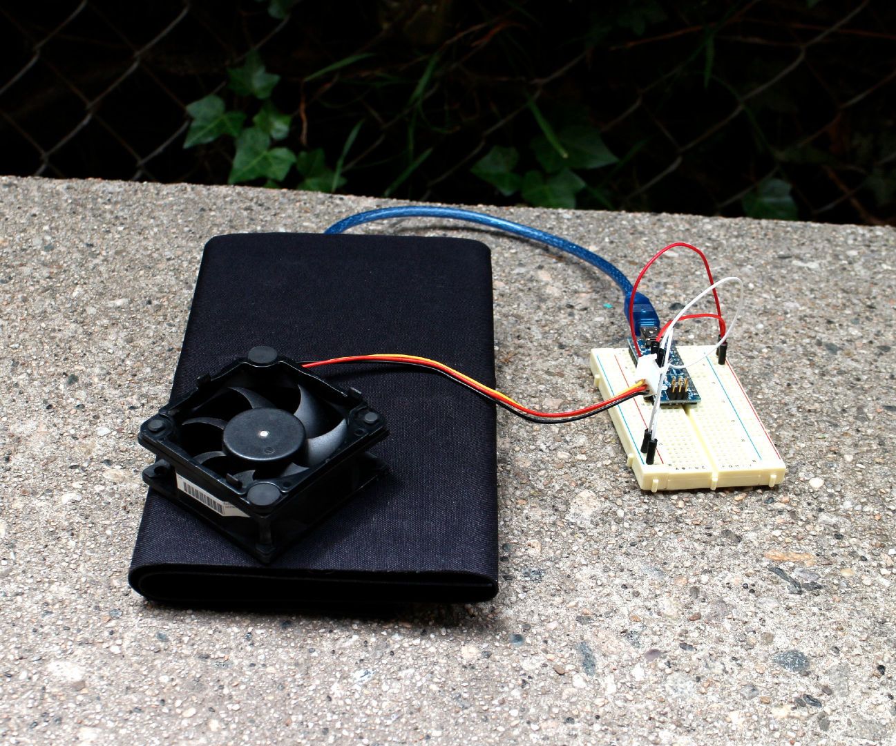 Solar Activated Cooling Fan