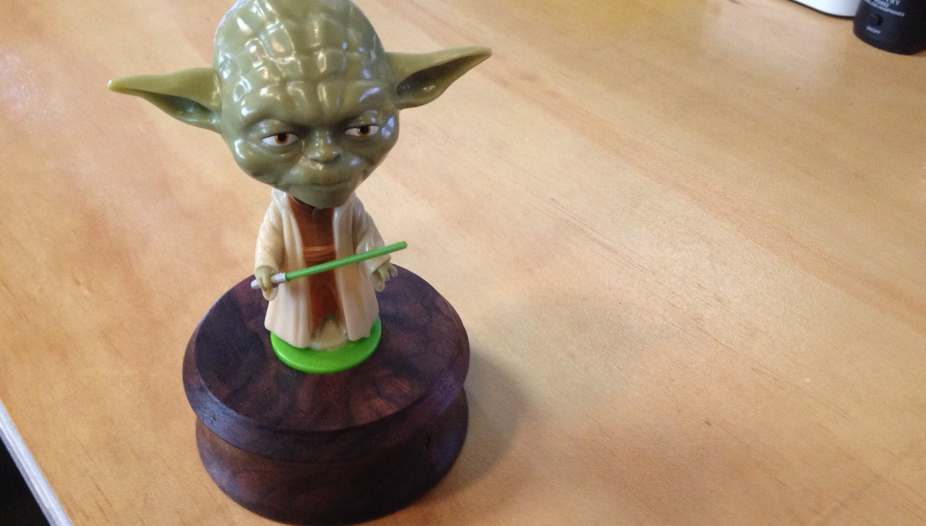 Make a Yoda Desk Ornament