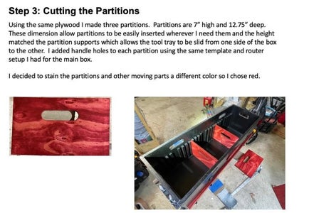 Cutting the Partitions