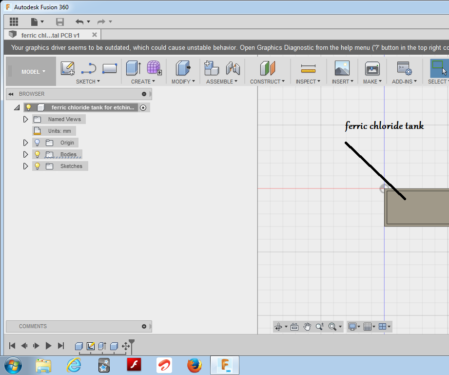 Ferric Chloride Etching Box