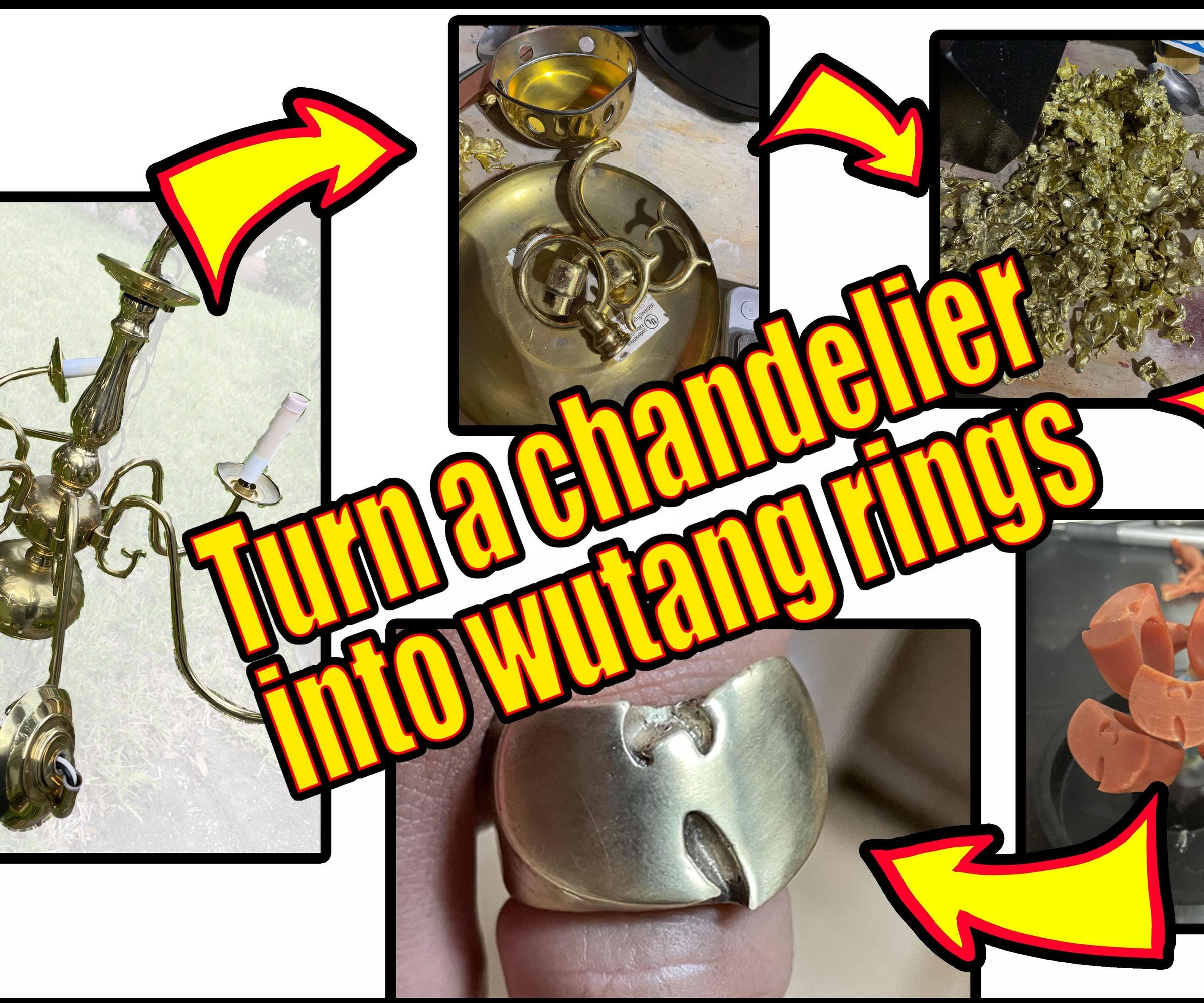 Turn a Chandelier Into Wutang Rings