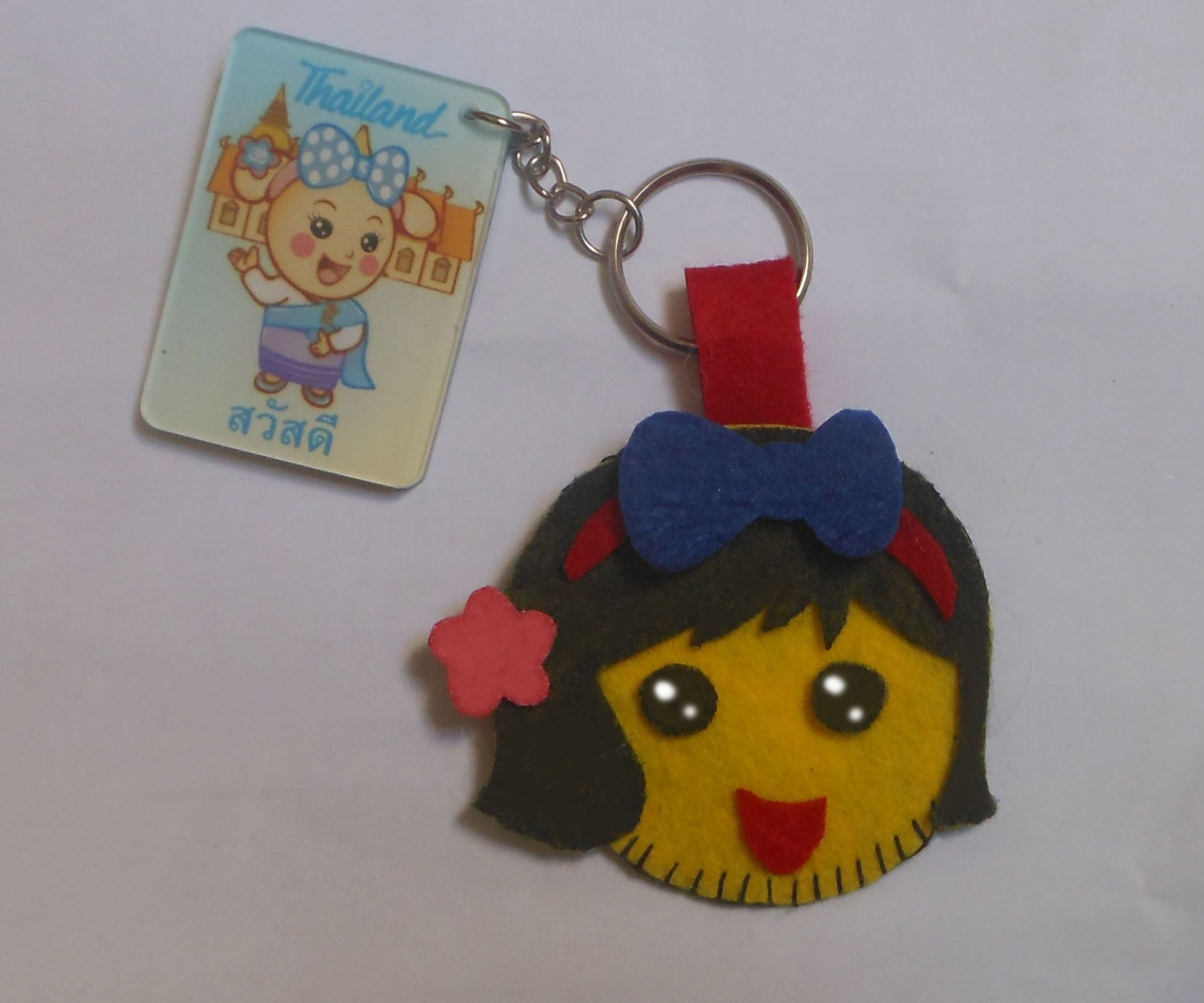 Miss La Sen Felt  Keychain