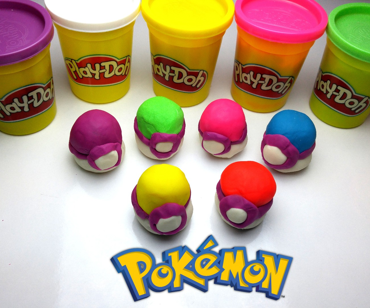 ►LEARN COLORS WITH POKEBALLS◄