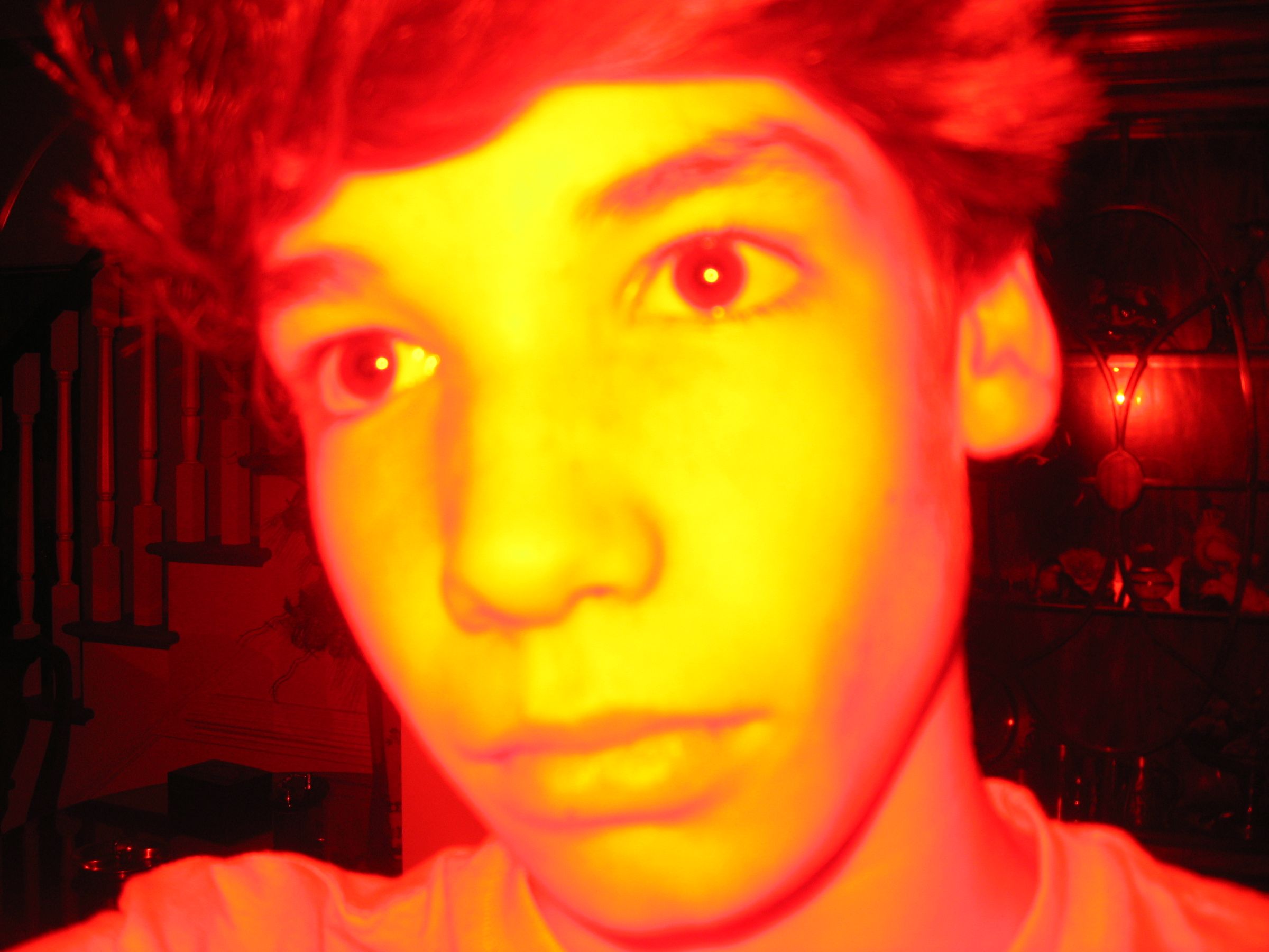 Create no-edit pop-art style pictures using a frisbee