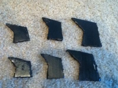 Cutting Out the Cardboard Shapes