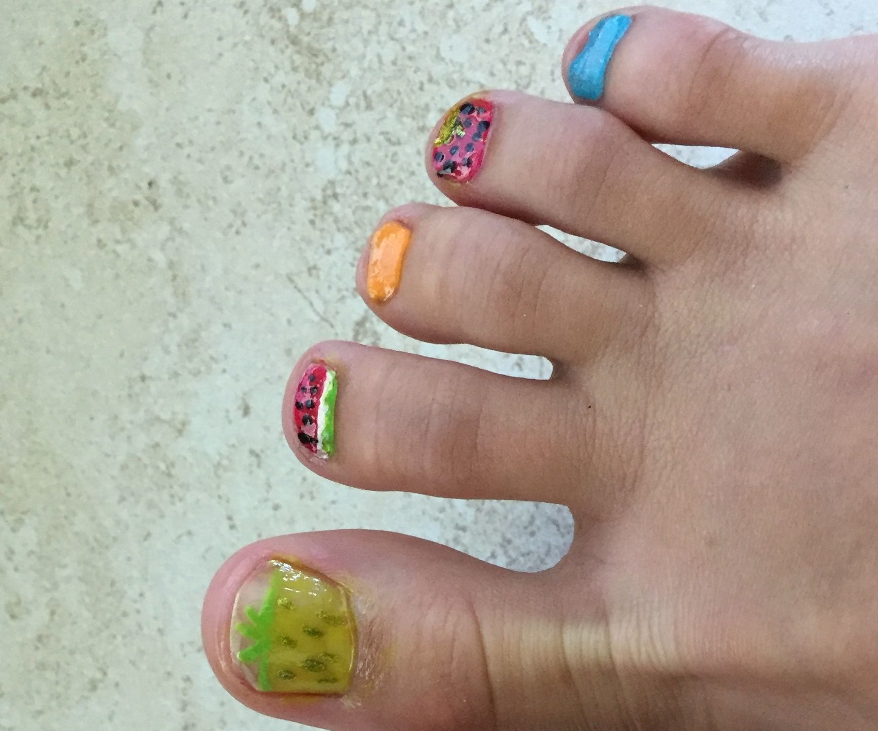Summer Toenail Art - Beginner Nail Art