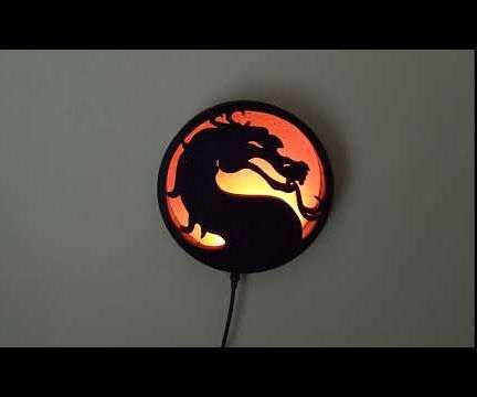 Mortal Kombat Wall Light