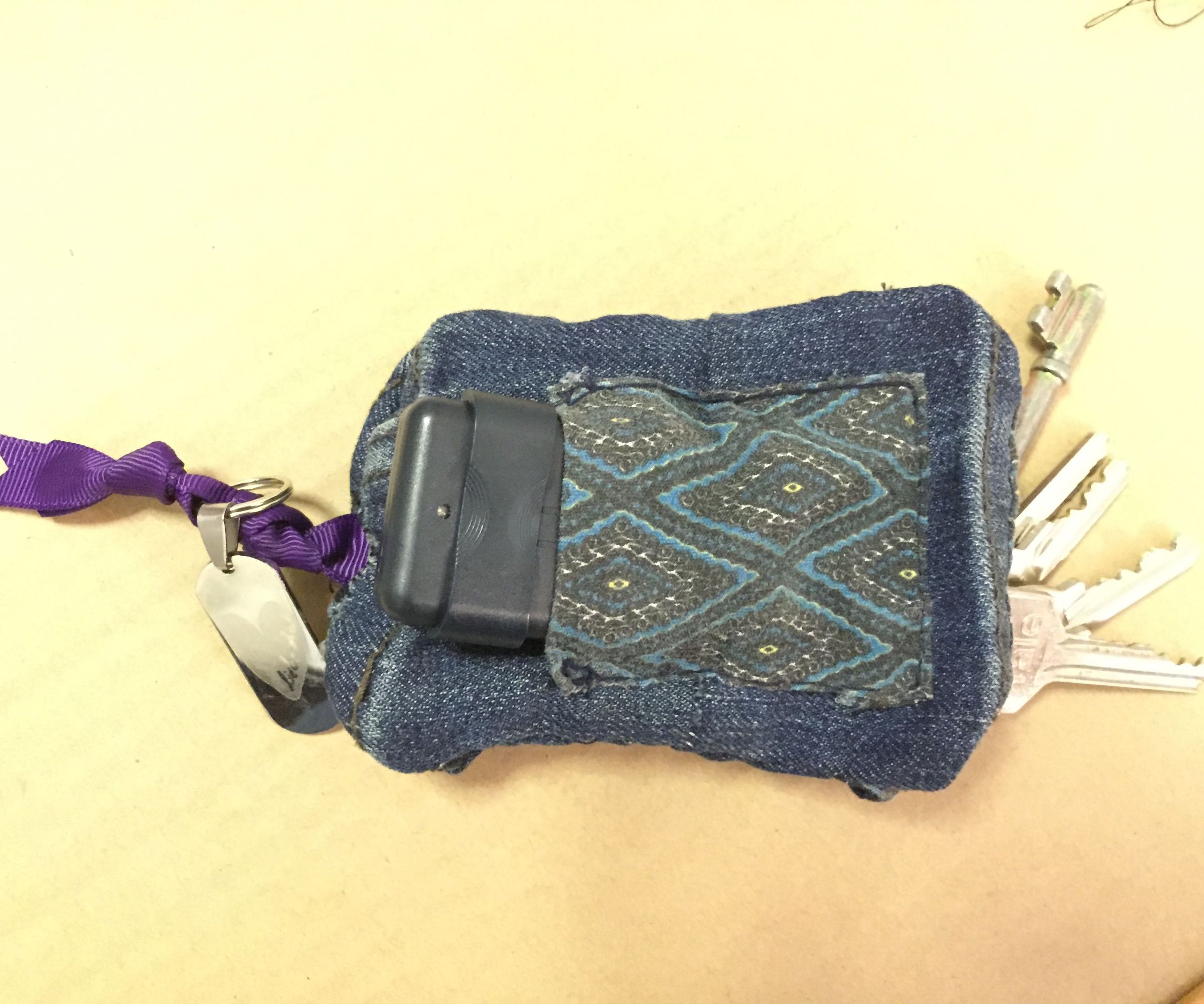 Cloth Key Holder From Recycled Cloth