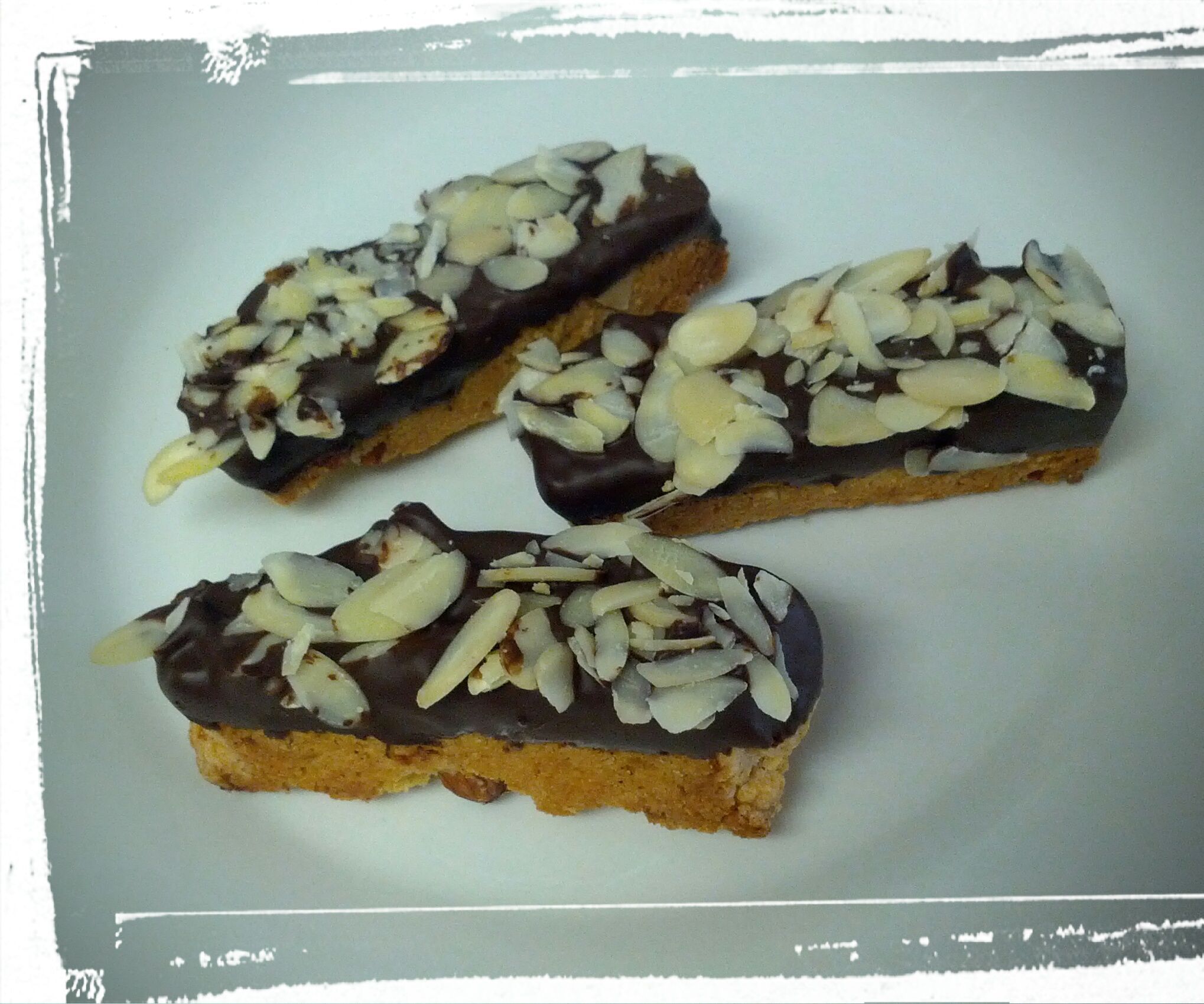 Chocolate-Dipped Orange Almond Biscotti