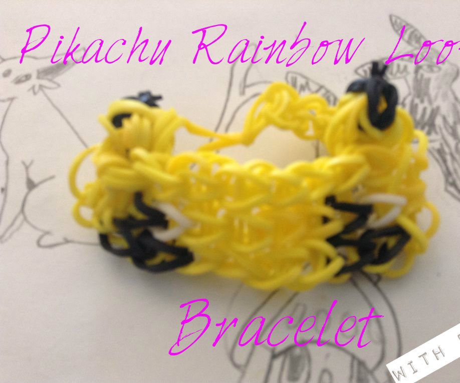 Pikachu Rainbow Loom Bracelet