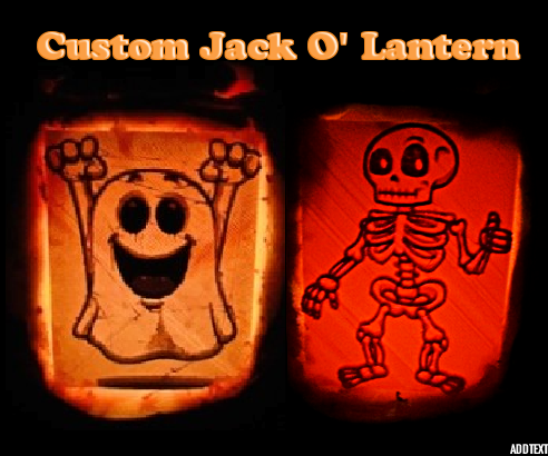Custom 3D Printed Jack O' Lantern