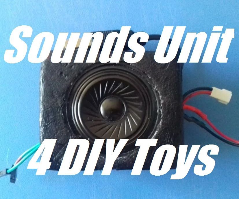Sounds Unit for Scratch Built Toys Using DFplayer Mini MP3 Player
