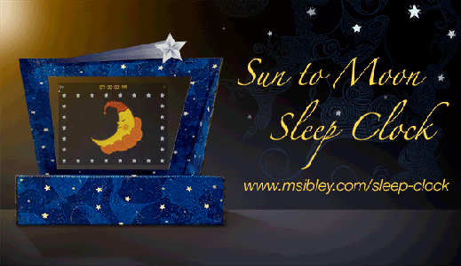 Make a Hologram Viewer for Sun to Moon Sleep Clock