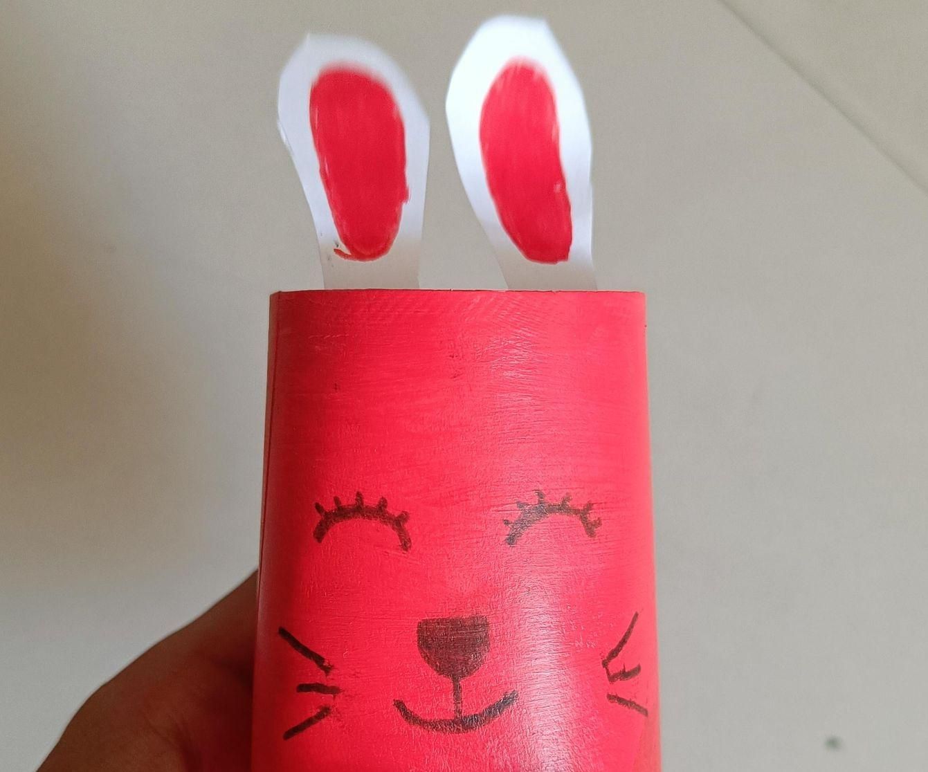 Bunny Go: a Self Propelled Bunny Made From Paper Cups and Bottle Caps