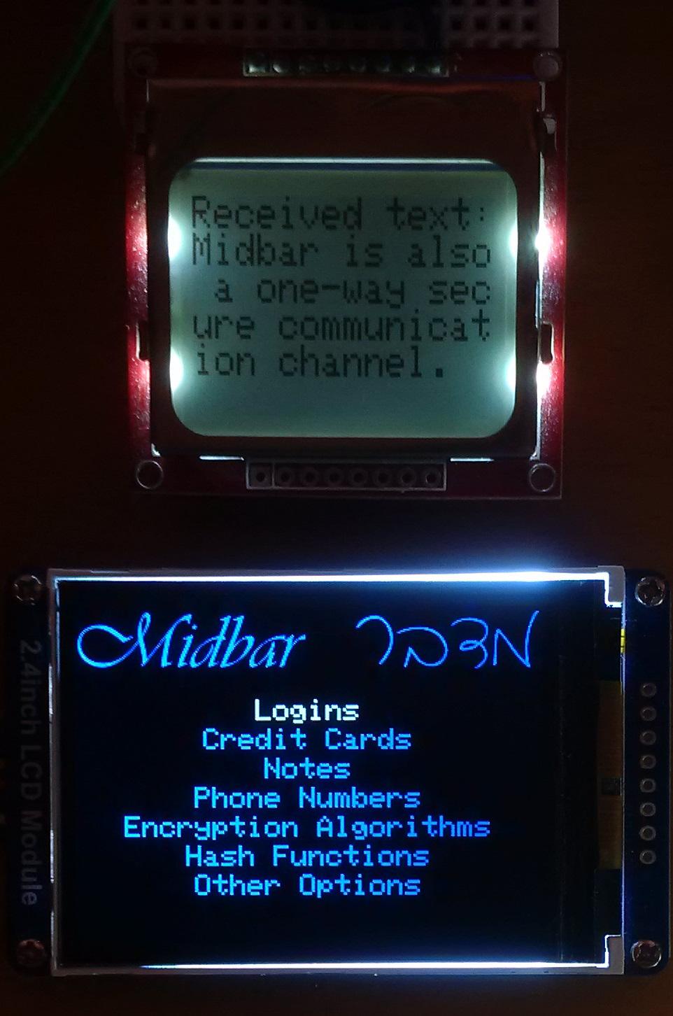 Send Password to the Receiver