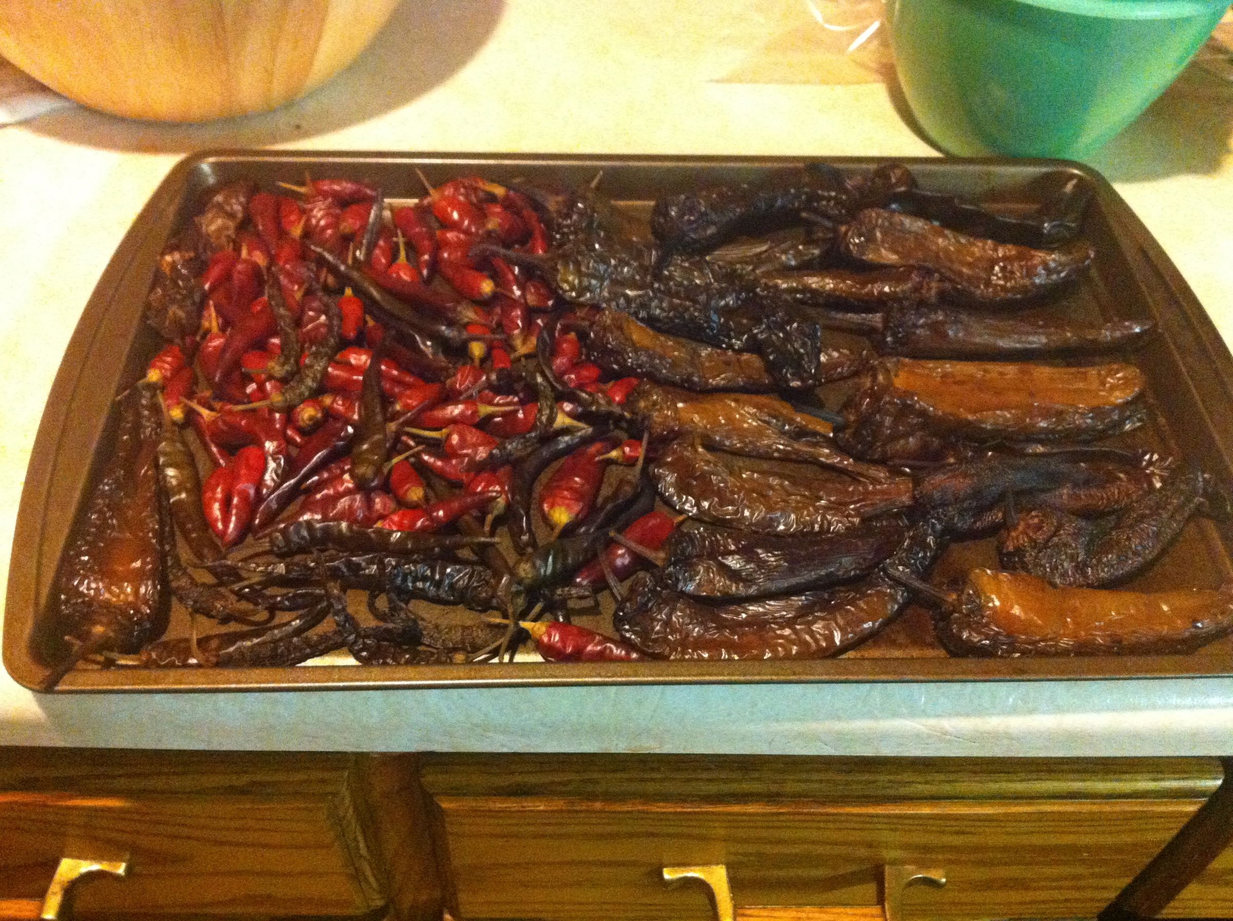 Homemade Smoked Chili Powder.