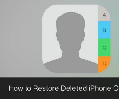 How to Recover Deleted IPhone Contacts