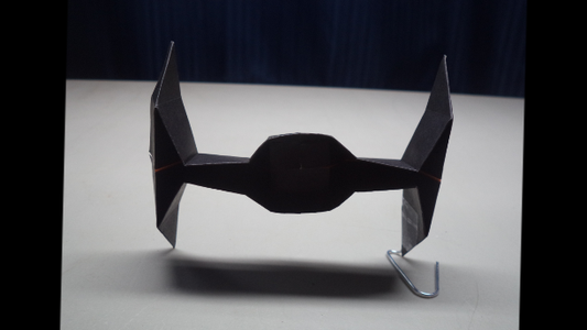 How to Fold an Origami Star Wars TIE Fighter : 13 Steps (with Pictures