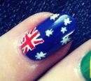Australian Flag Nail Art Tutorial