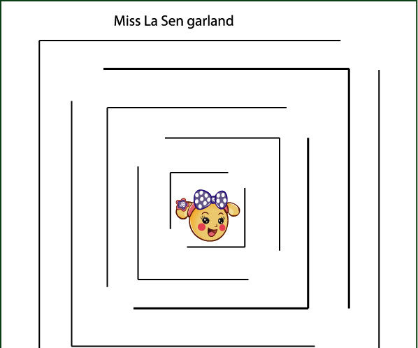Miss La Sen Garland for Festival