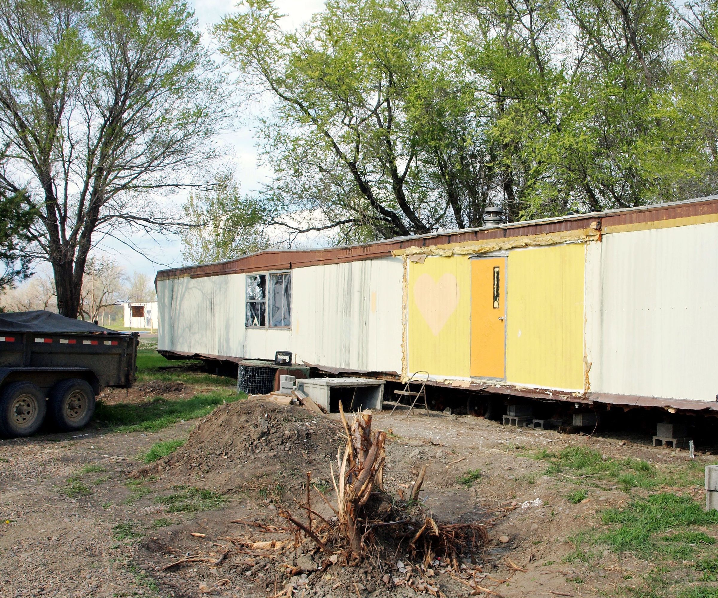 Turning a Trashed Mobile Home Into a Shop