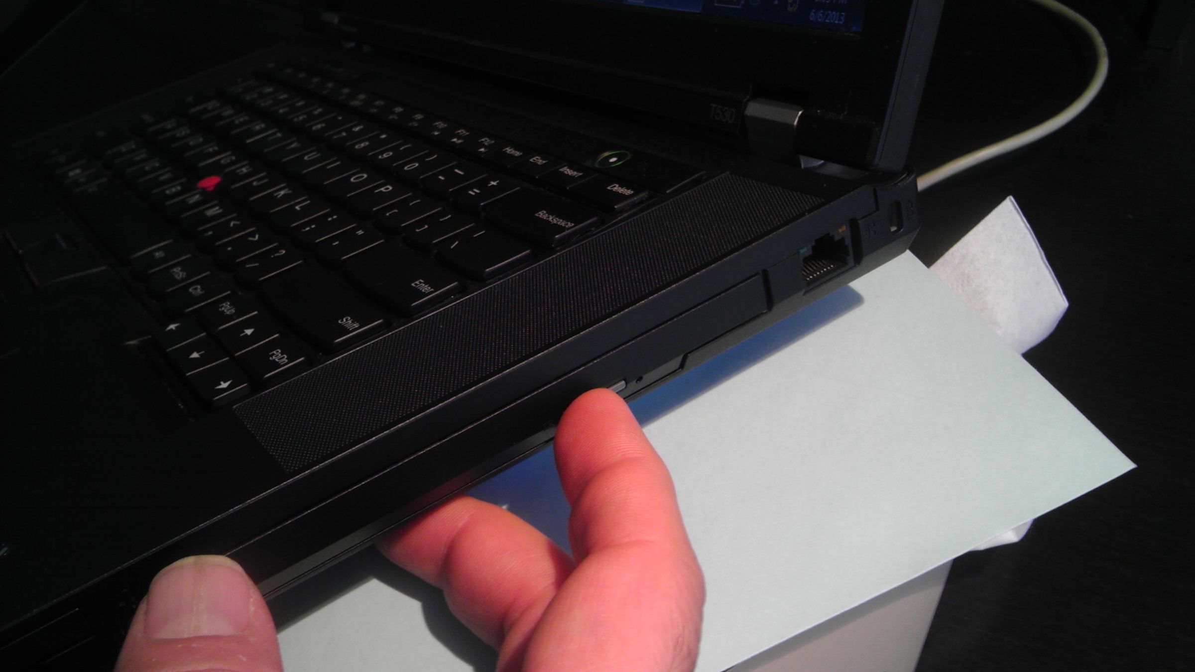 Fixing an Overly Eager DVD Drive Eject Button