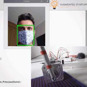 Mask Detection on Raspberry Pi With Stepper Motor Access Control