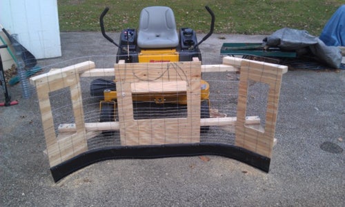 Leaf Plow for Zero Turn Mower