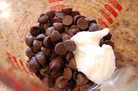 Optional: Piped Chocolate Decoration