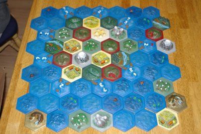 Constructing a 3D Settlers of Catan Board