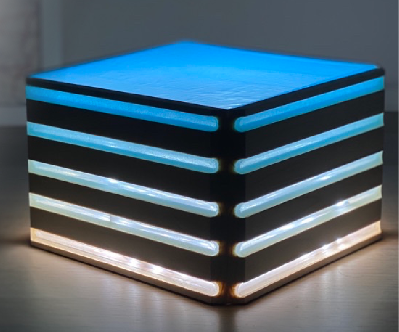 Making an Epoxy Ombrè Lamp
