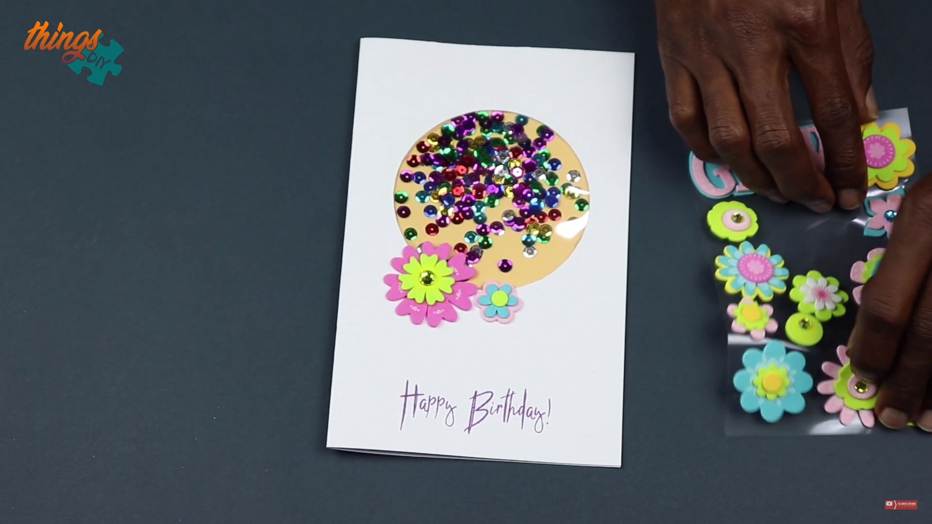 DIY Birthday Card | Beautiful Birthday Greeting Card Idea : 4 Steps ...