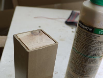 Put Wood Inserts in Legs