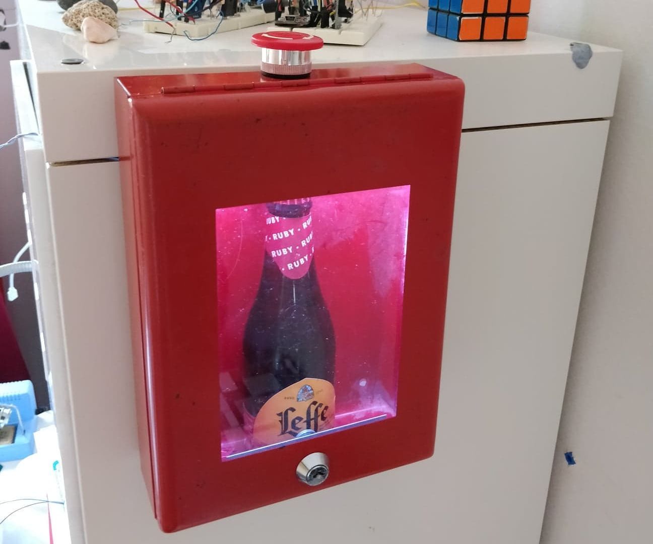 Vintage LED Emergency Beer Break Glass