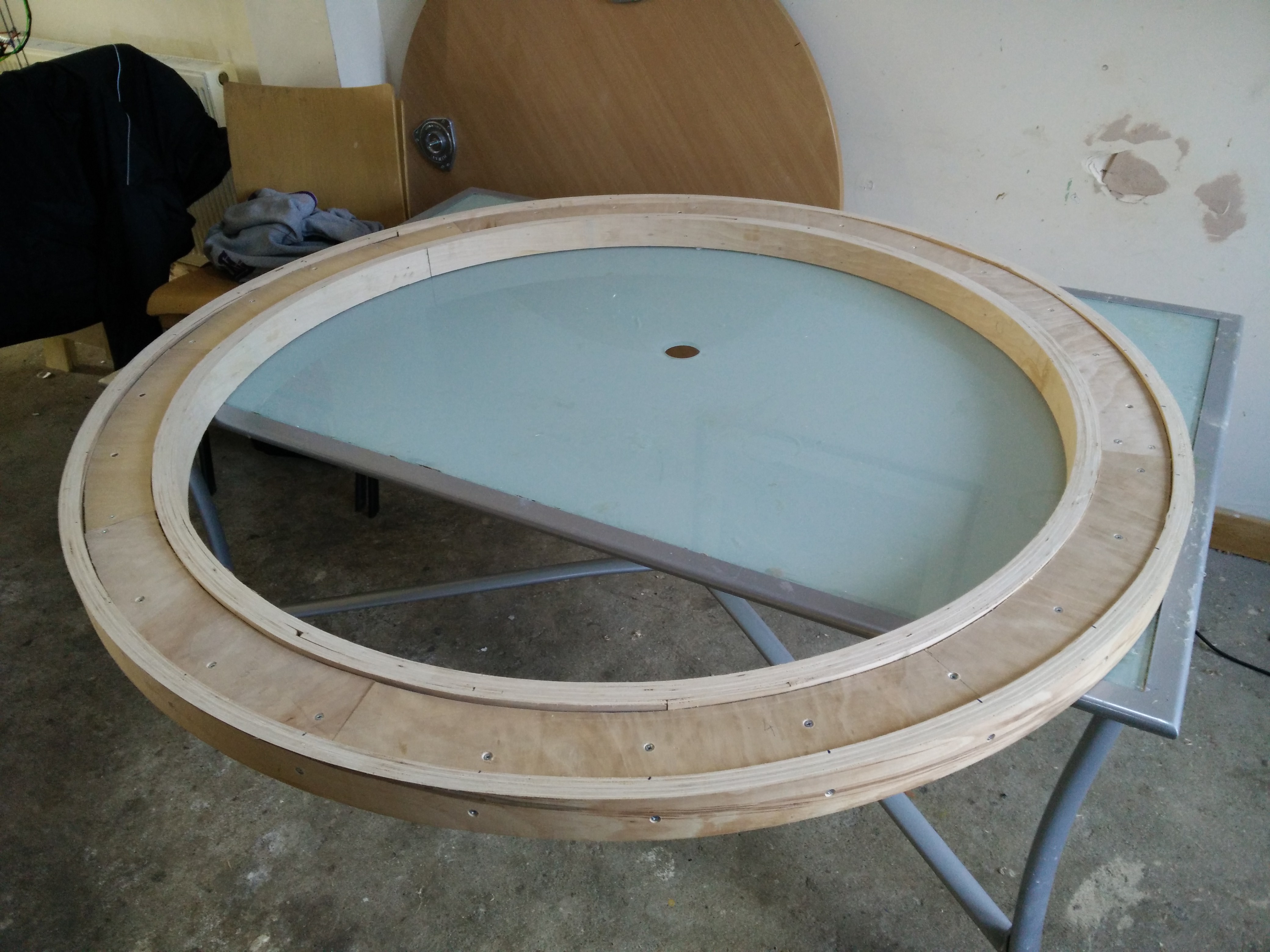 The Giant Plywood Portal (1½m across)