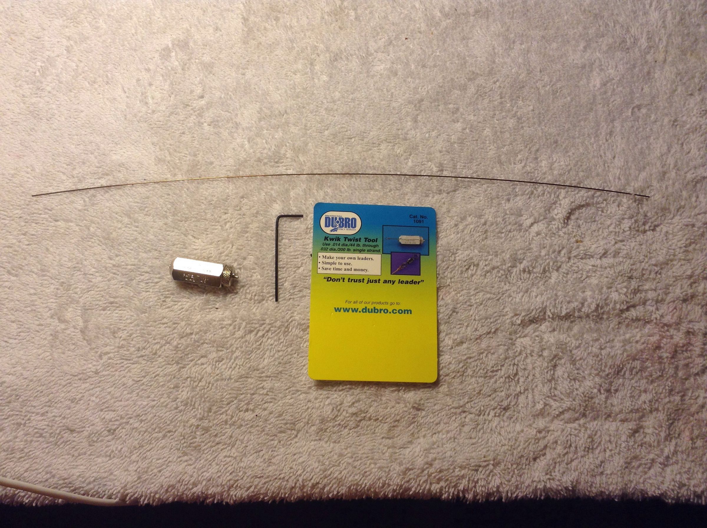 Making 140 Pound Test Leader With Hook 5 Steps Instructables