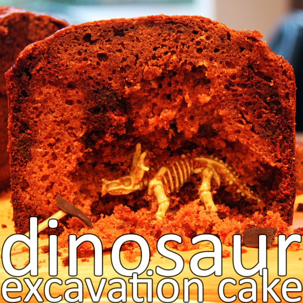 Dinosaur Excavation Cake