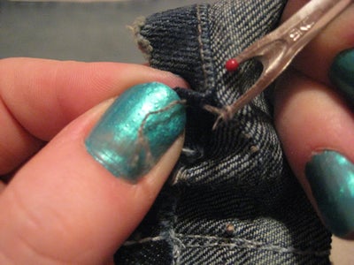 Prepare the Old Hem to Be Re-used