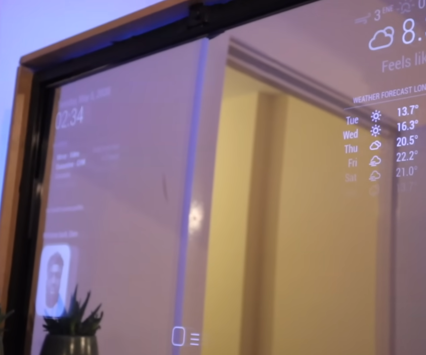 Touchscreen Smart Mirror