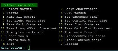 Using the Pilomar Software