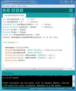 ARDUINO Stepper Motor Controlled With Rotary Encoder and L293d or ...
