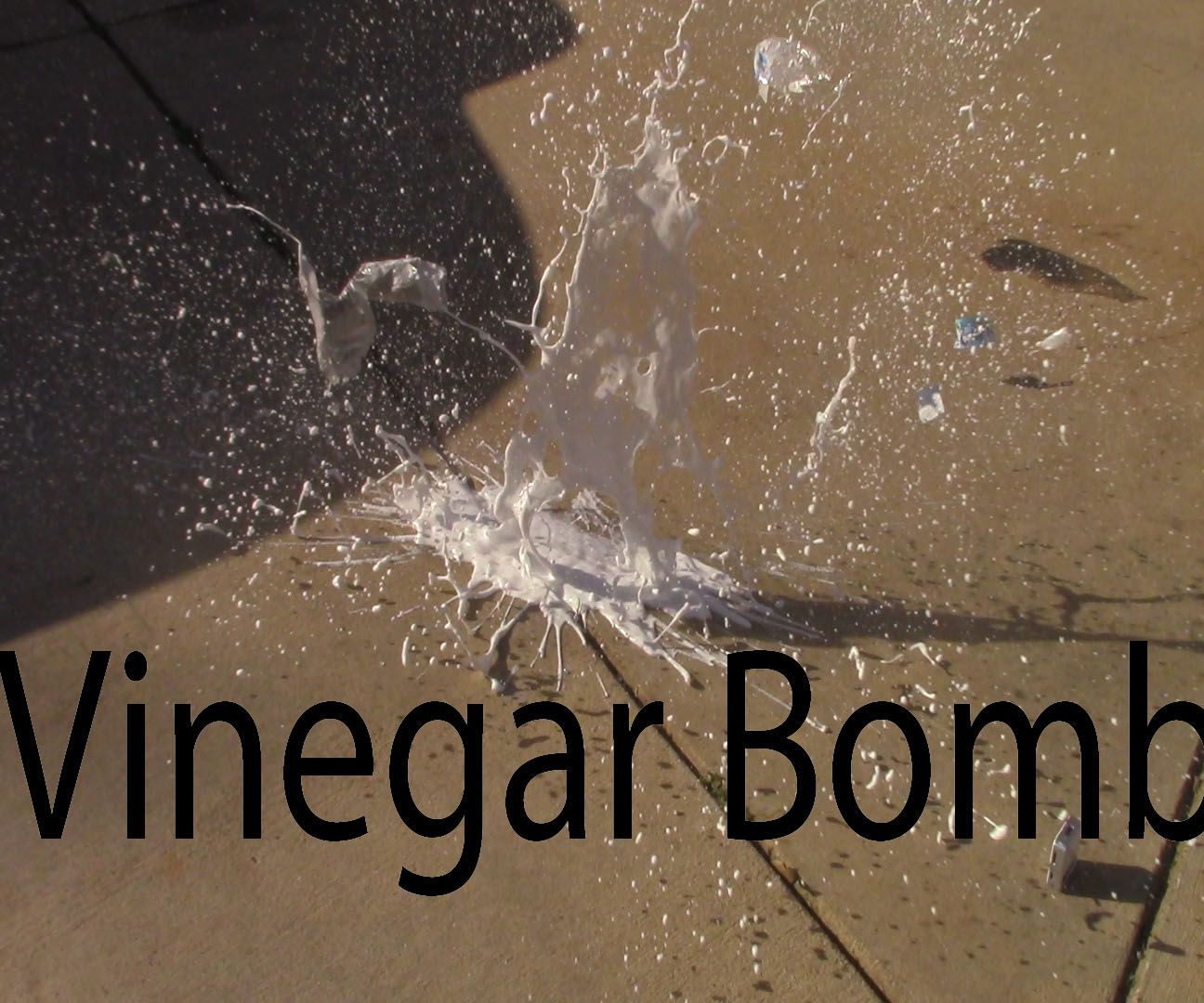 Homemade Vinear Bomb 