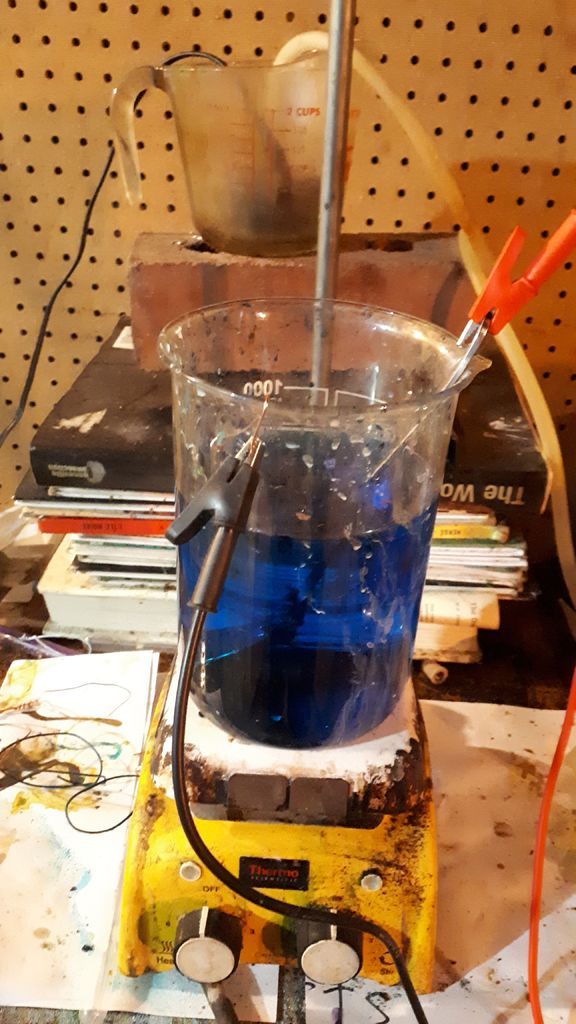 A Simple Way of Making Art by Electroplating Copper to Steel Spoons. 5