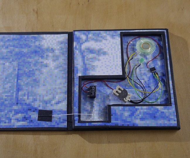 8-bit style melody card from Public Domain content